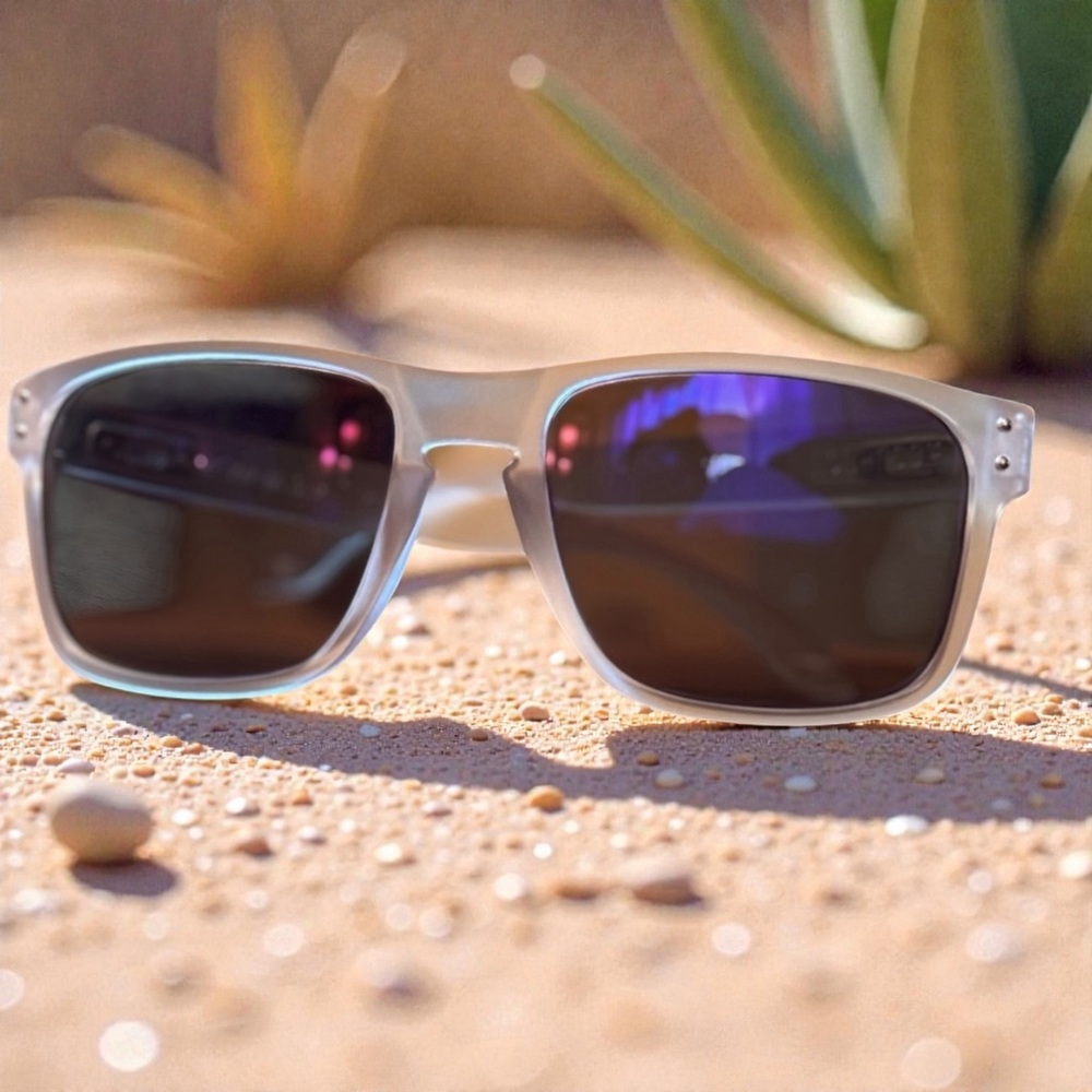 Oakley clear/lt grey frame Sunglasses